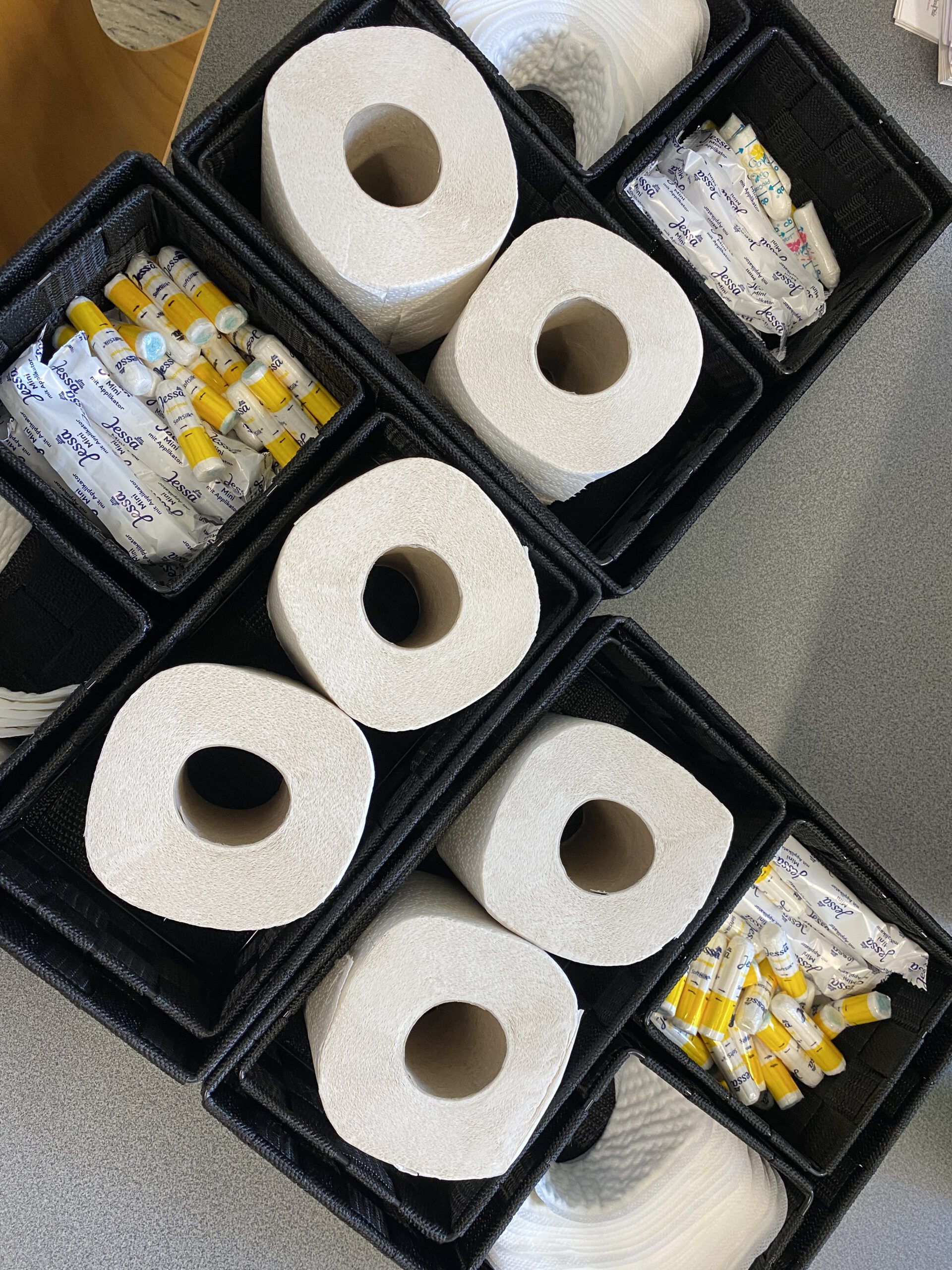 Mehr über den Artikel erfahren Neue Hygieneartikel für die Mädchentoiletten: SV setzt sich ein